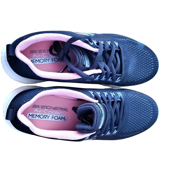 Skechers Womens 7.5 Lite Foam Air-Cooled Memory Foam Sneakers Activewear Shoes - Picture 6 of 9